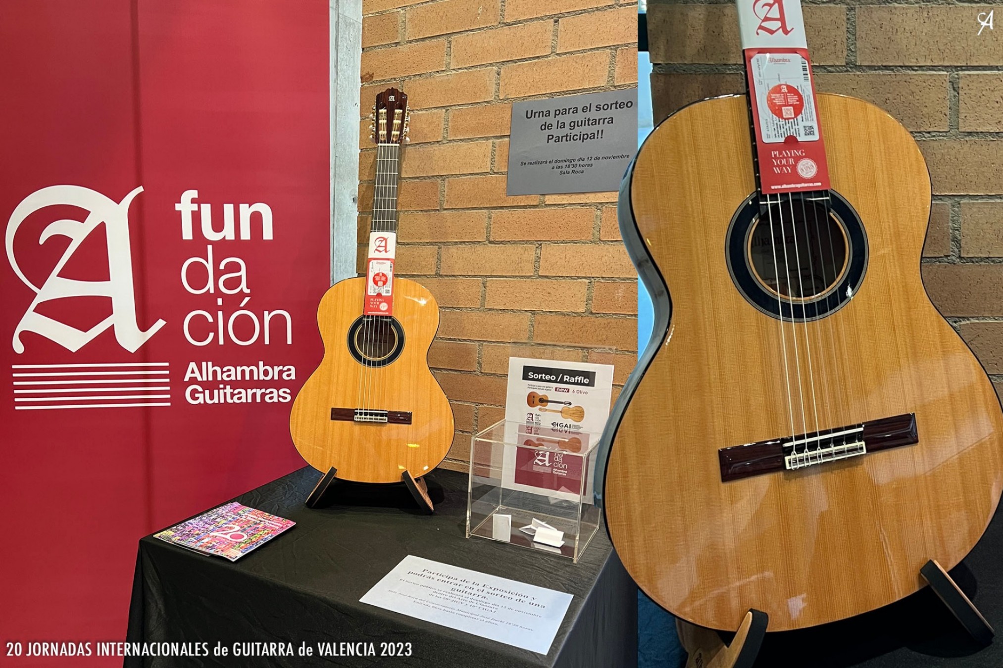 Sorteo de una guitarra Alhambra.