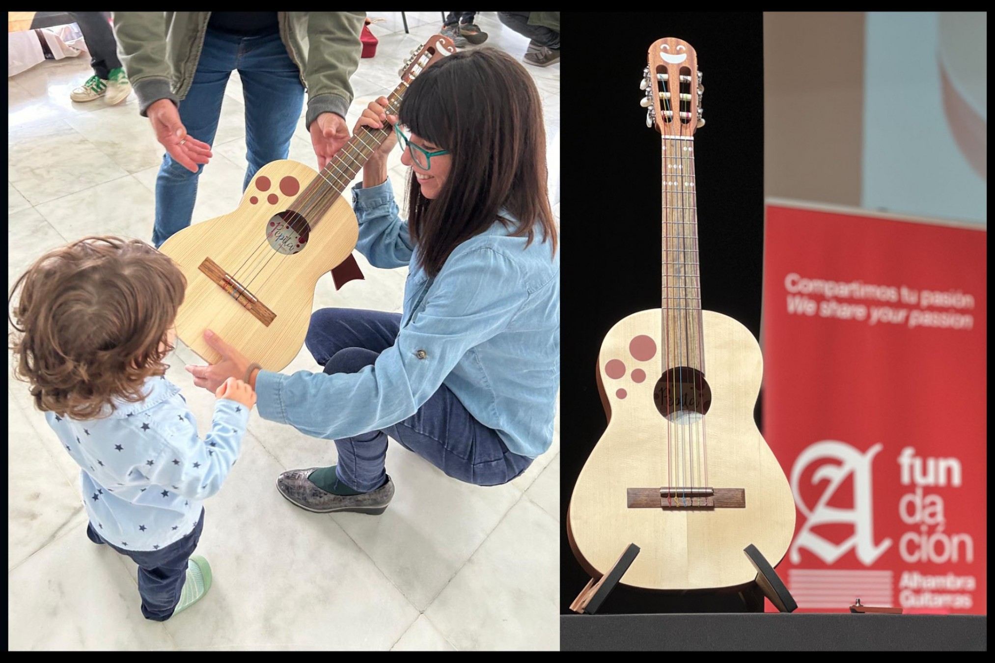 Presentación de la guitarra Pepita