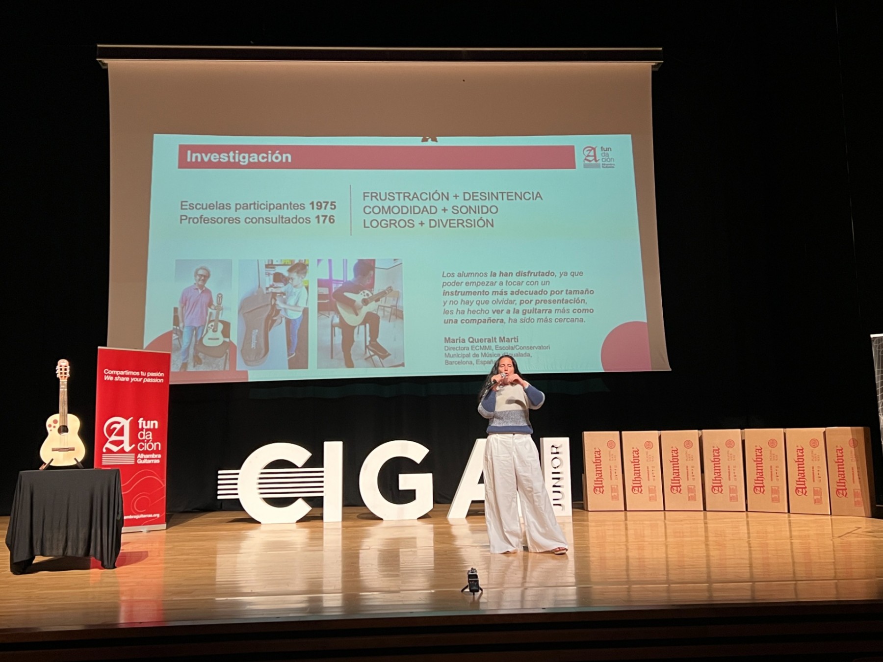 Presentación de la guitarra Pepita