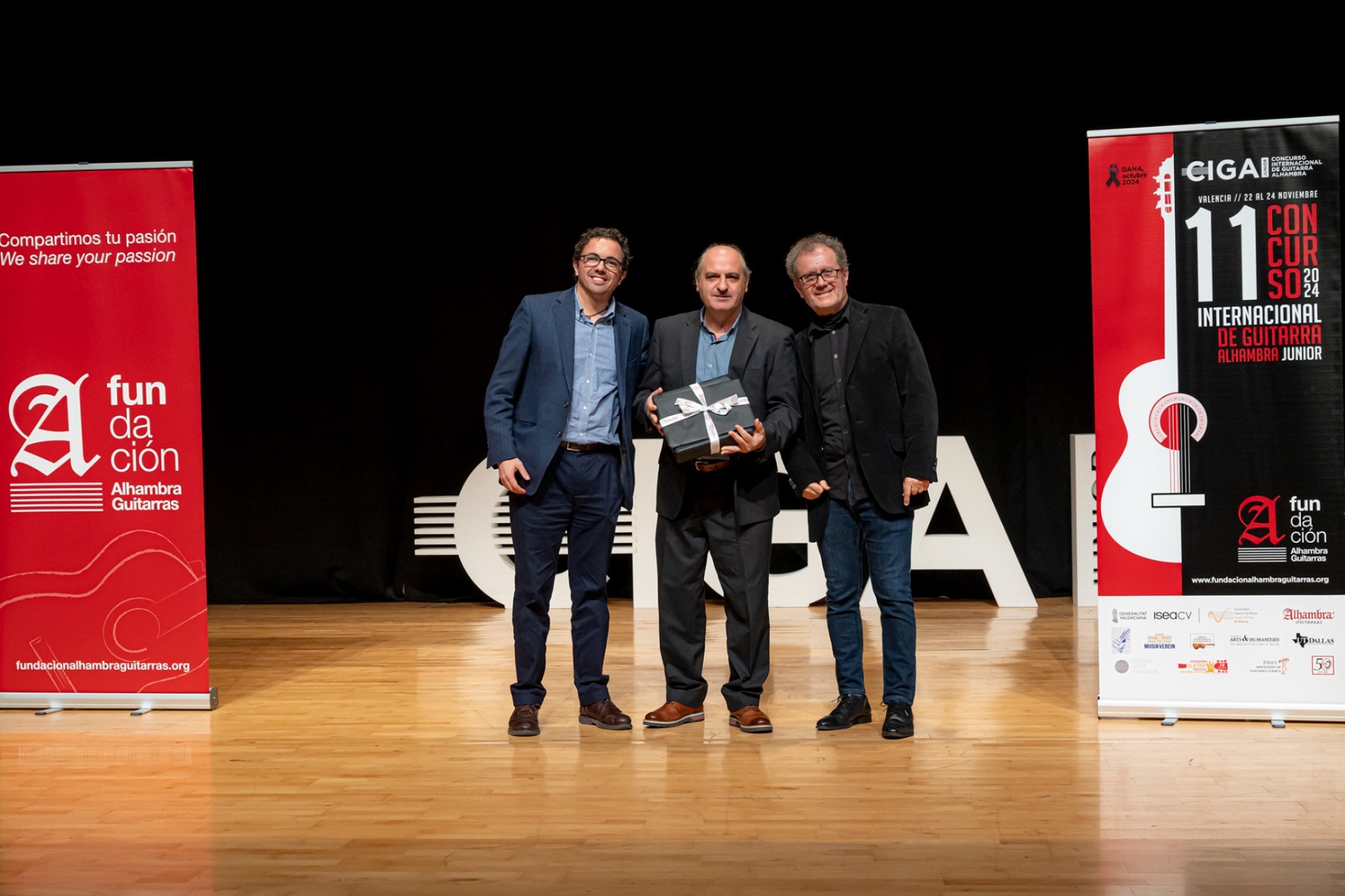 Valerià Torregrossa, Rubén Parejo y José Luis Ruiz del Puerto