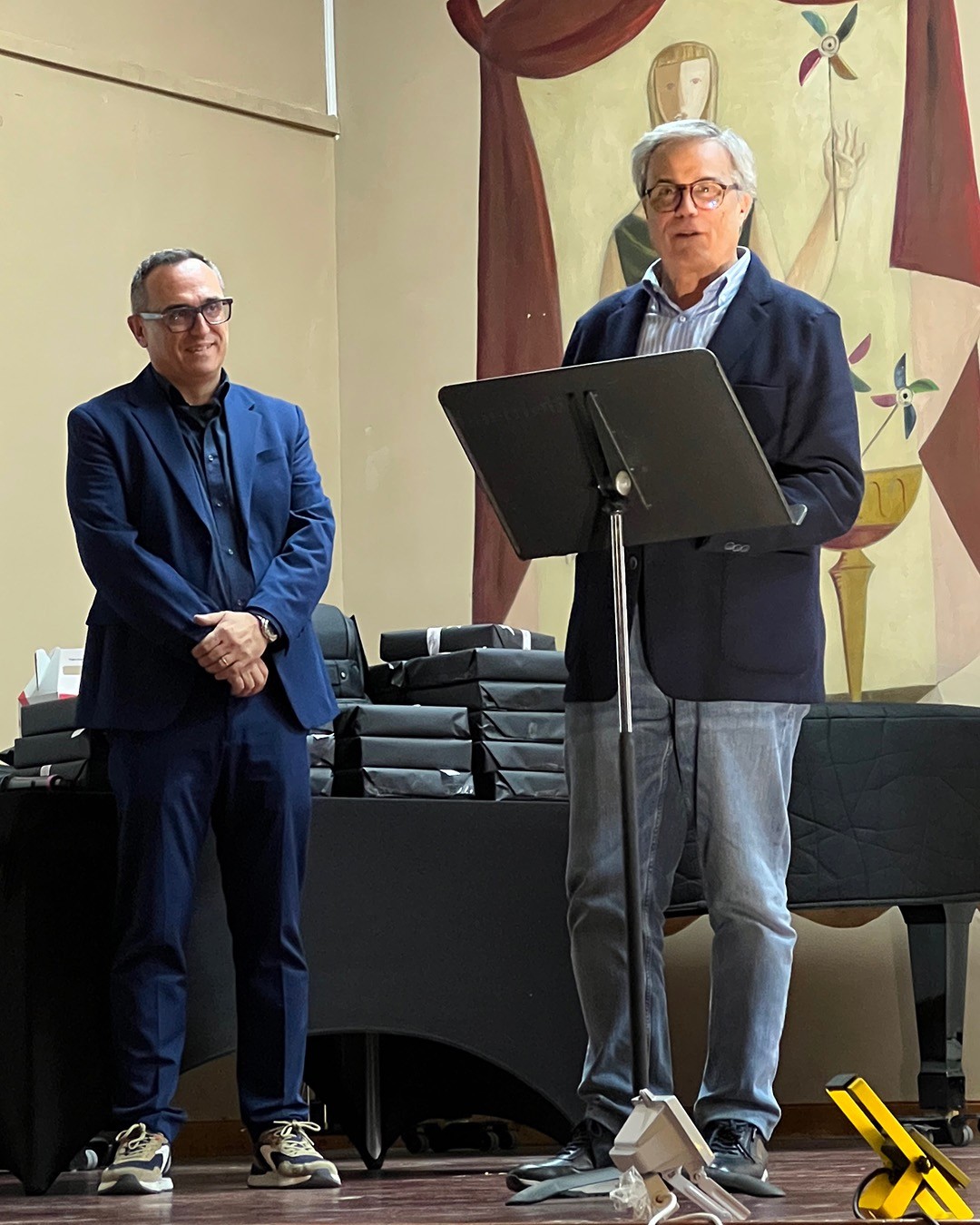 D. José Botella Presidente de la Fundación Guitarras Alhambra. Entrega de Premios del 12 CIGA Junior 2025