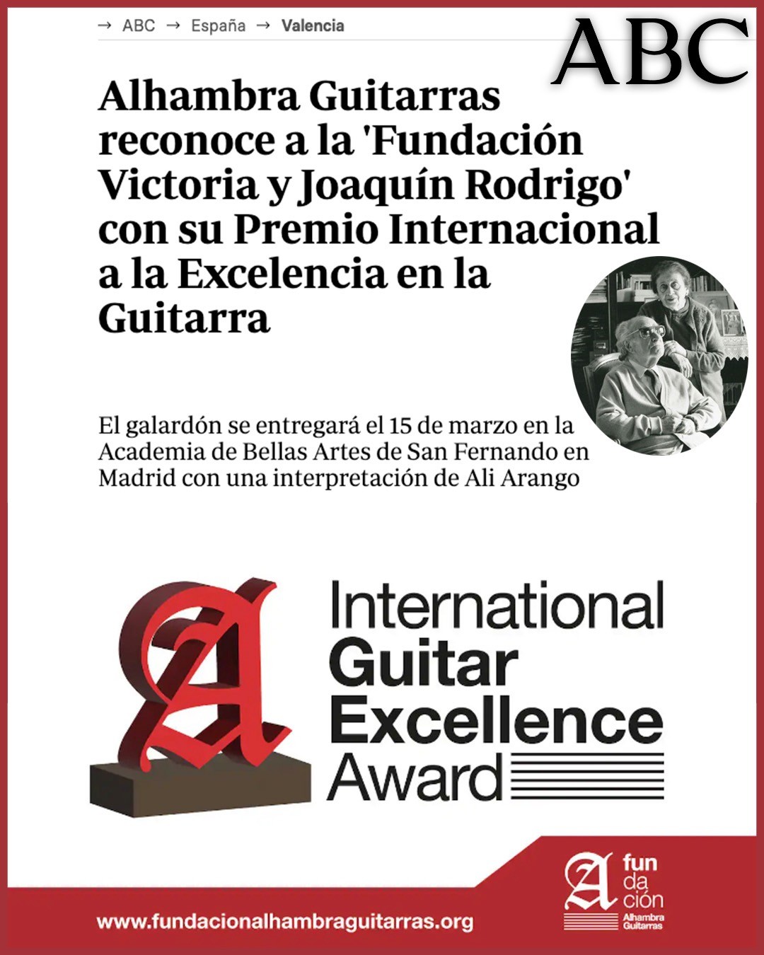 Fundación Alhambra Guitarras