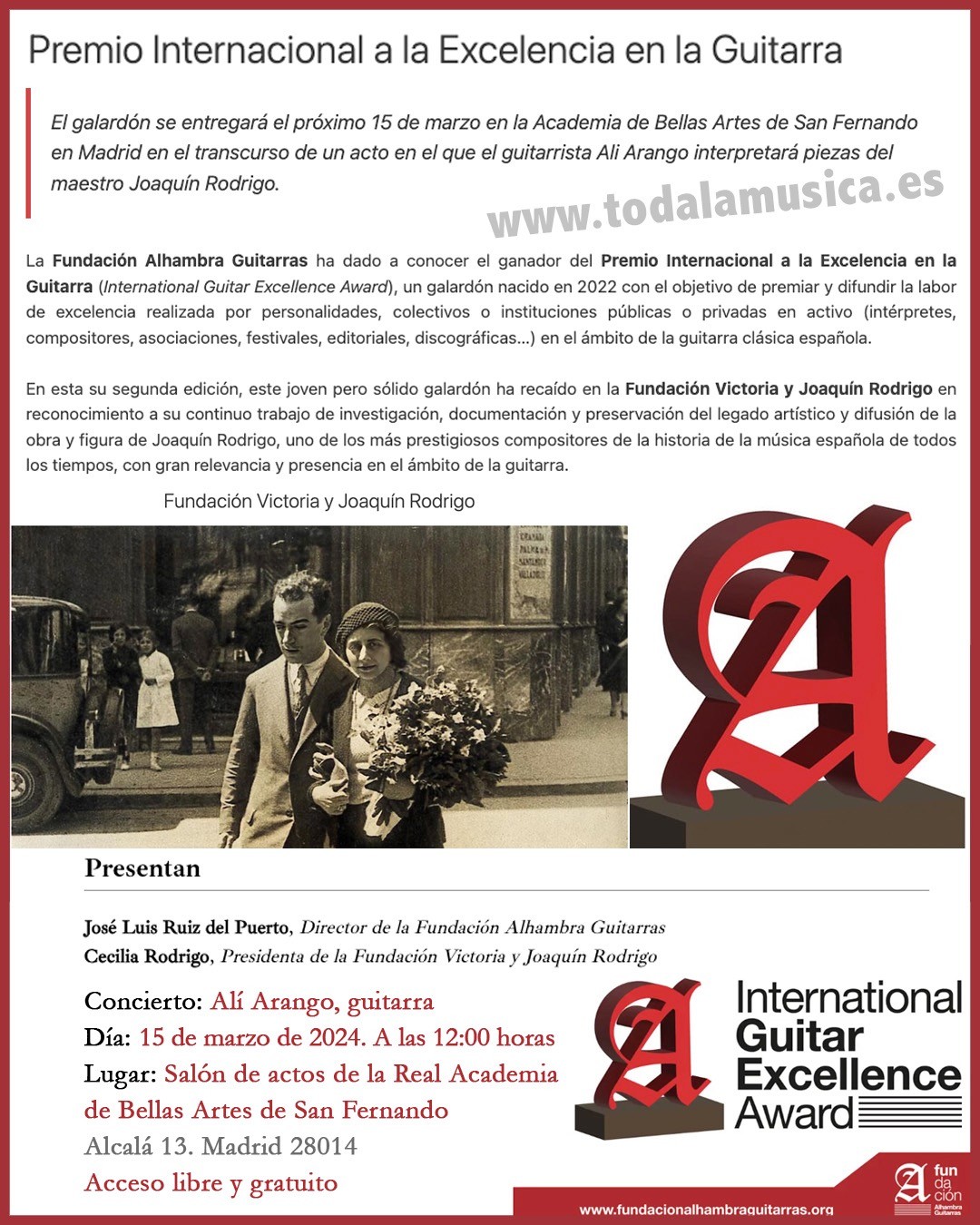 Fundación Alhambra Guitarras